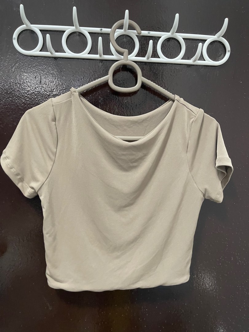 Haut Ambiance Marron Clair Taille S - Occasion Très Bon état
