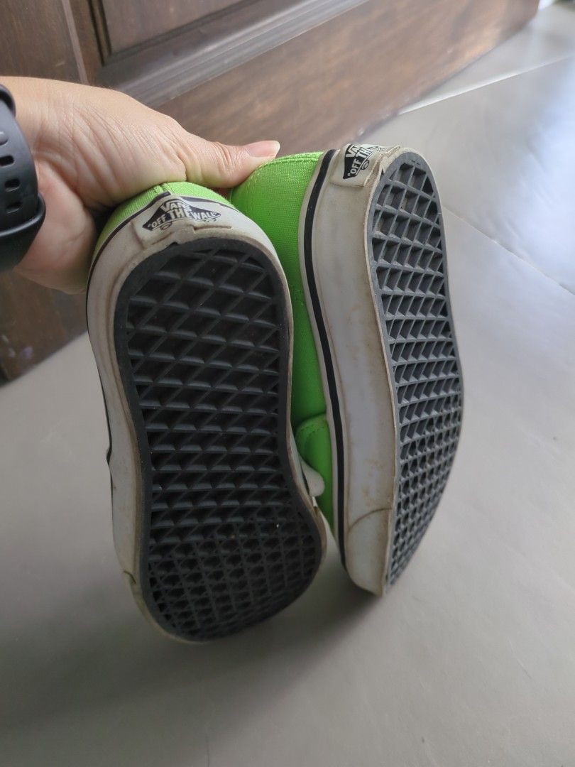 Lime green 2024 vans shoes