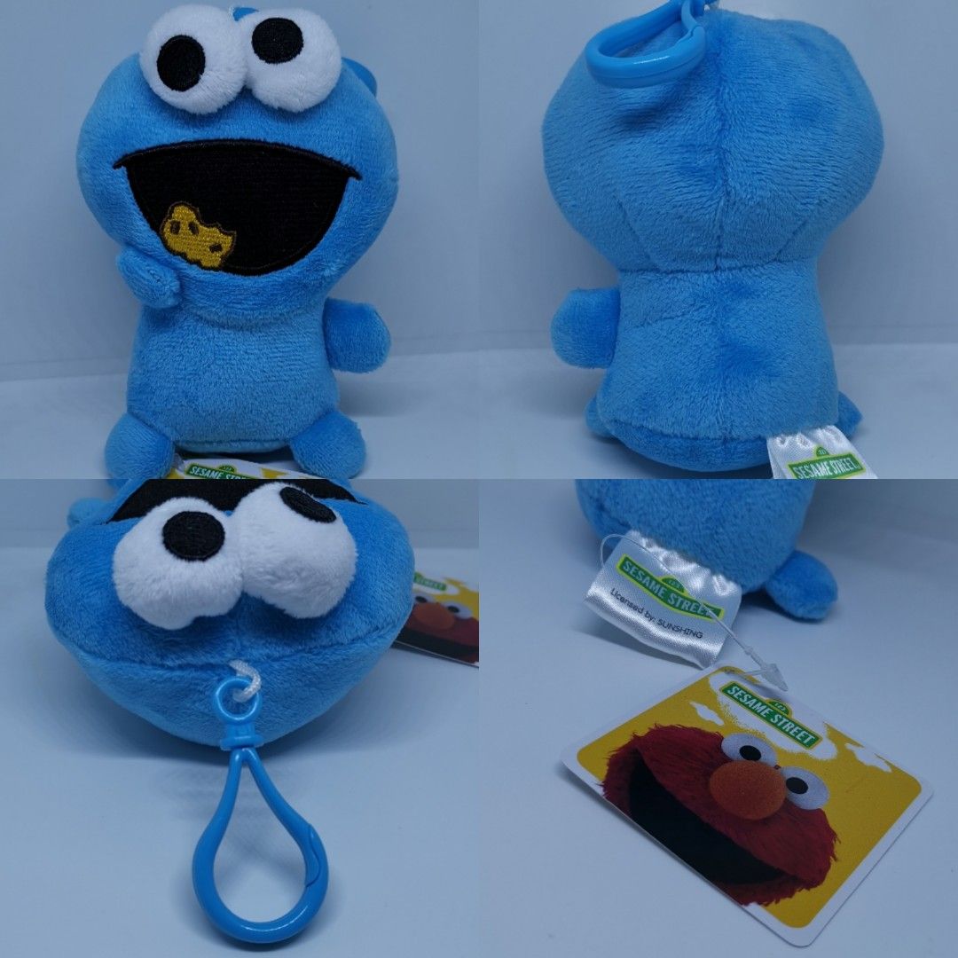 Sesame Street Cookie Monster Plush, Blue, 9