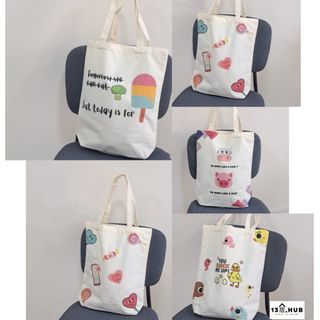 Ikea x Off White tote bag size M, Luxury, Bags & Wallets on Carousell