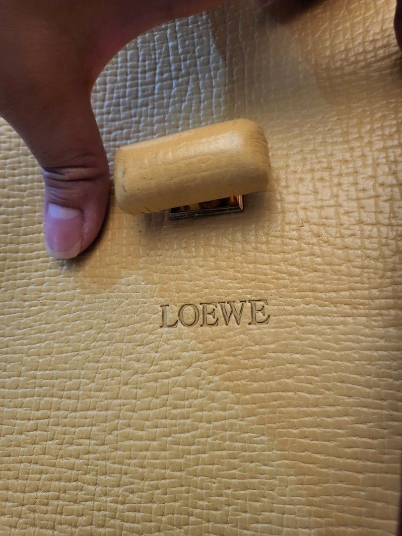 Loewe Authentic Crossbody Bag (Category: Luxury Bags & Wallets) located in Manila. Submitted by lp1216 (Listing ID 1258478582, Image 2). Description: authentic loewe vintage crossbody bag with original dustbag sling bag structured bag no rips, no holes, no rubs minor dirt and scuffing moneyback guarantee if proven fake.