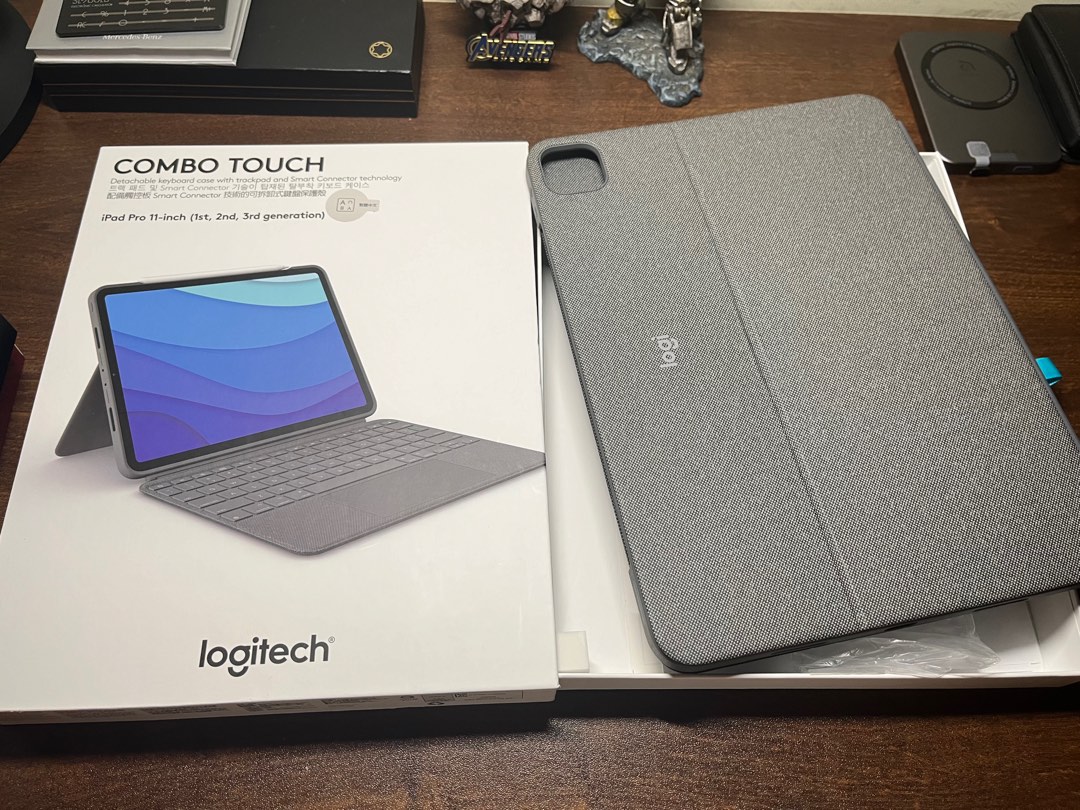 羅技Logitech combo touch iPad Pro 11寸鍵盤保護殼, 手機及配件, 平板