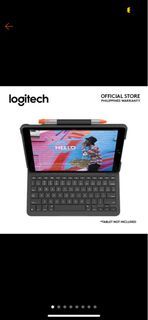 Logitech Slim Folio iPad Keyboard Case 10.2 inch, 7th Generation, Bluetooth (920-009469)