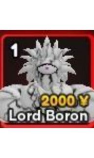 Shiny Lord Boros Boron EVO Good STAT: S-/S/SS Anime Adventures AA