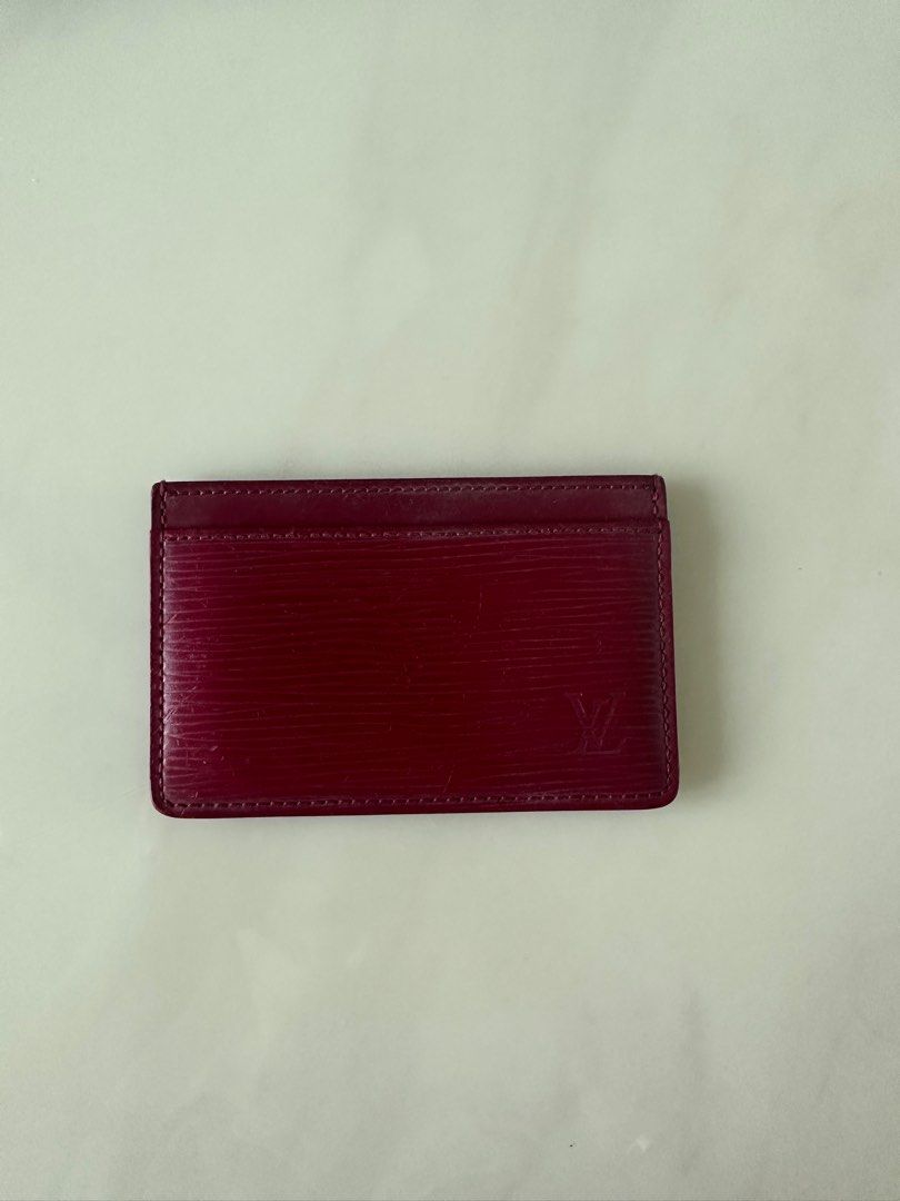 Louis Vuitton EPI Womens Card Holders, Pink