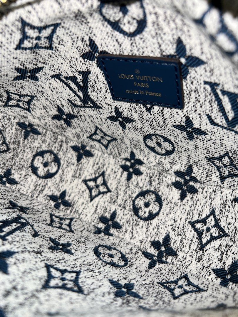 Louis Vuitton, Bags, Bnib Louis Vuitton Lv Denim Loop Bag Purse 222 Blue  Monogram Jacquard Cruise 22