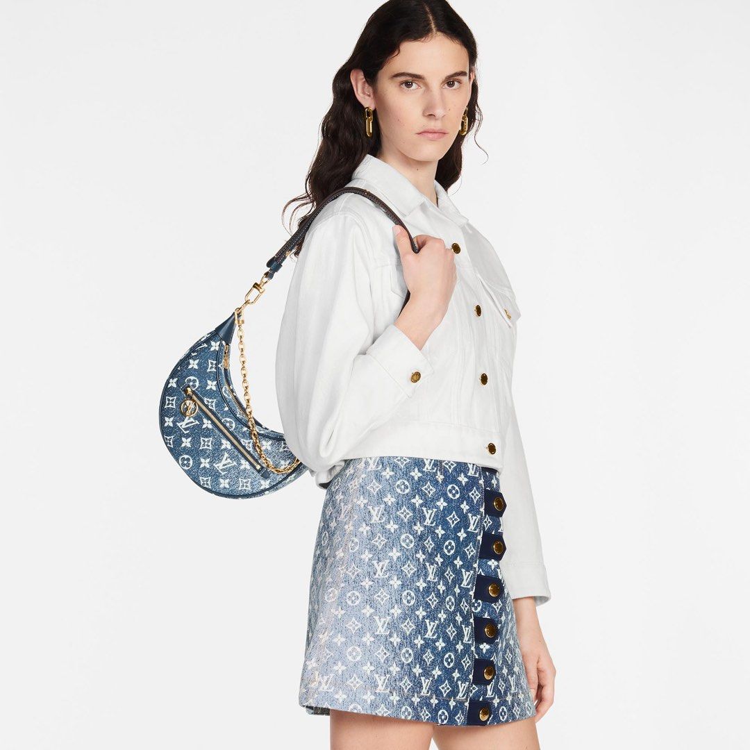 Louis Vuitton Loop Bag in Blue Denim Jacquard, Luxury, Bags & Wallets on  Carousell