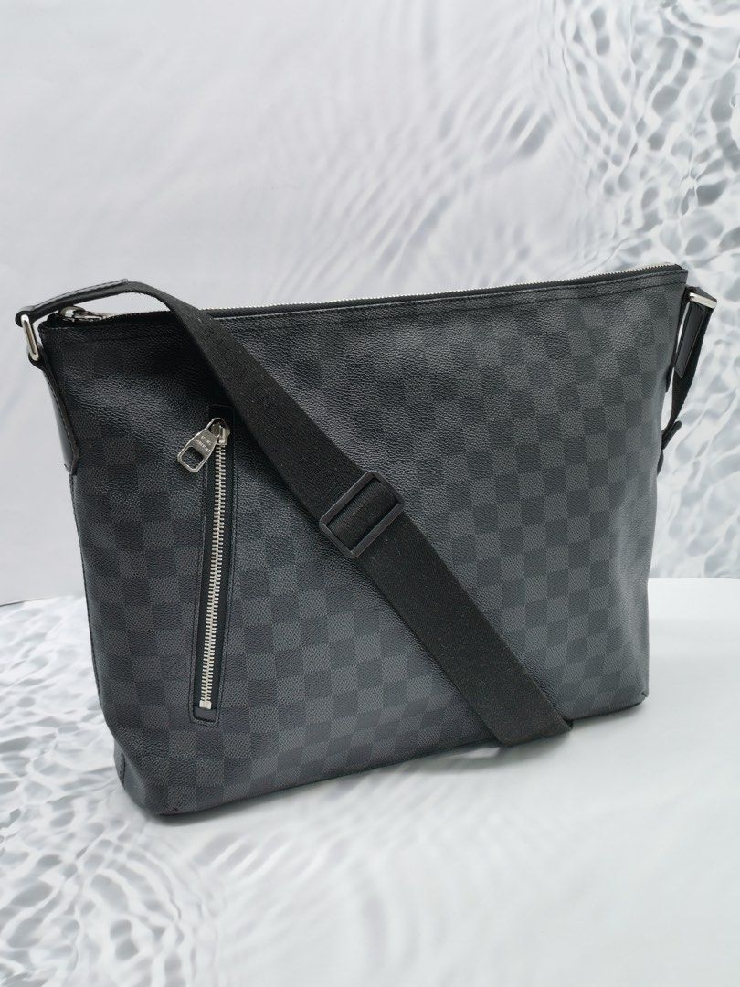 Louis Vuitton Black x Grey Damier Graphite Mick MM Messenger