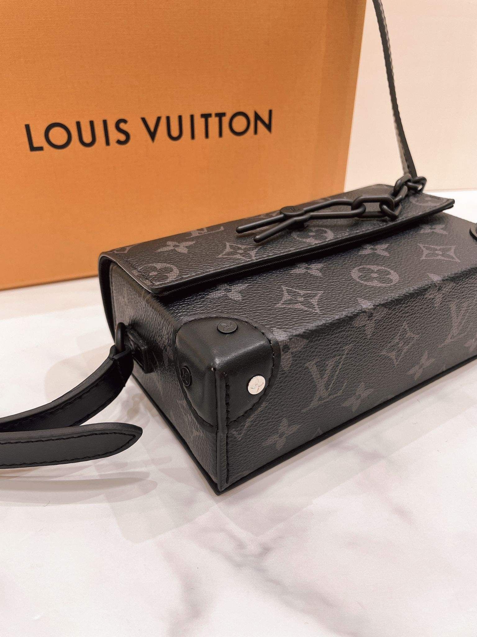 Louis Vuitton Steamer Pm Monogram Eclipse In Dallas