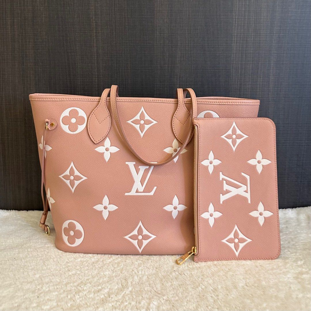 Used Louis Vuitton Neverfull MM Tote Bag, Luxury, Bags & Wallets on  Carousell