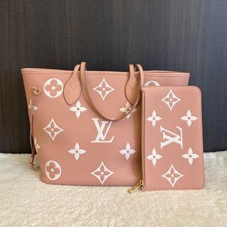Louis Vuitton Pink Monogram Canvas Neverfull Pouch PM NM QJBJYP1YPF048