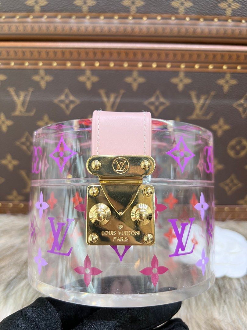 Louis Vuitton Scott Box Transparent Escale Pink Monogram