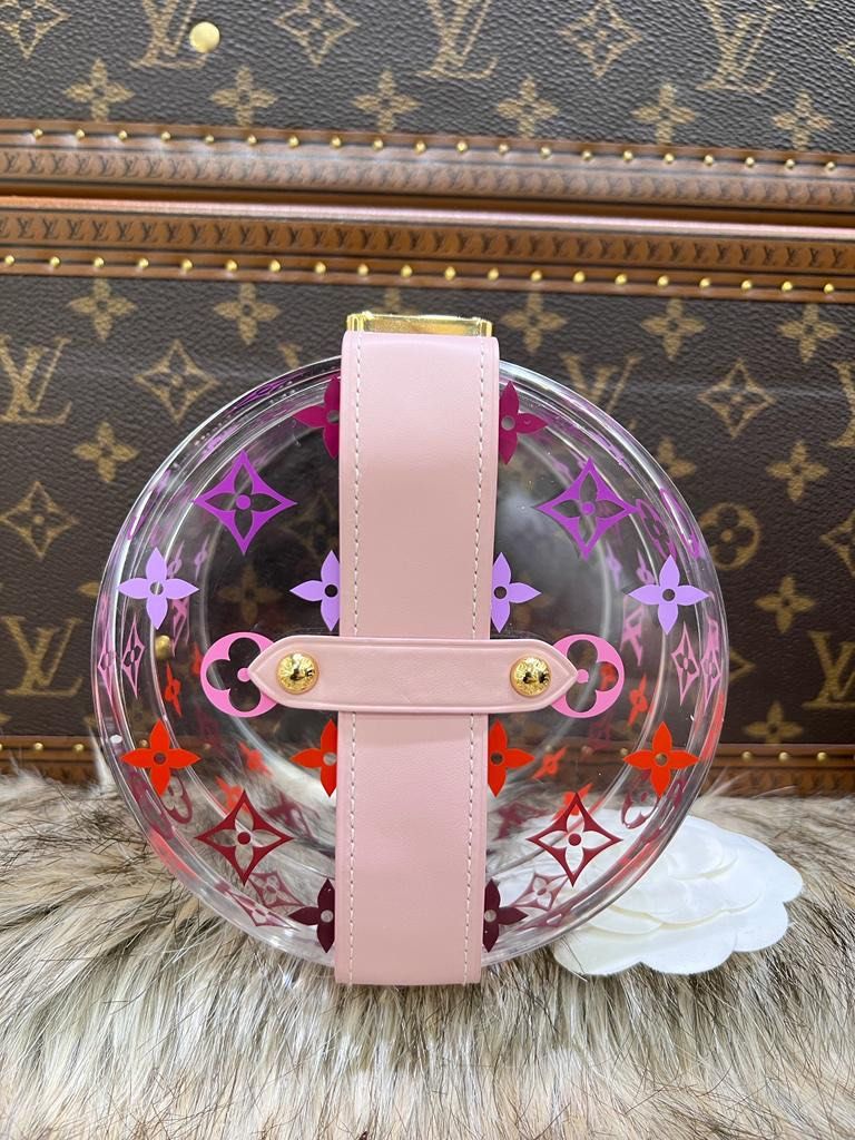 Louis Vuitton Scott Box Transparent Escale Pink Monogram, Luxury