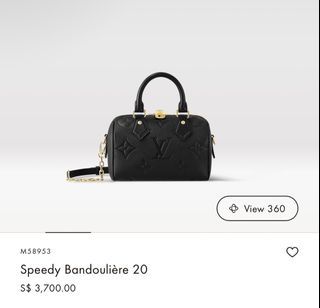 LOUIS VUITTON Speedy Limited Edition Bandouliere 22, Women's Fashion, Bags  & Wallets, Cross-body Bags on Carousell