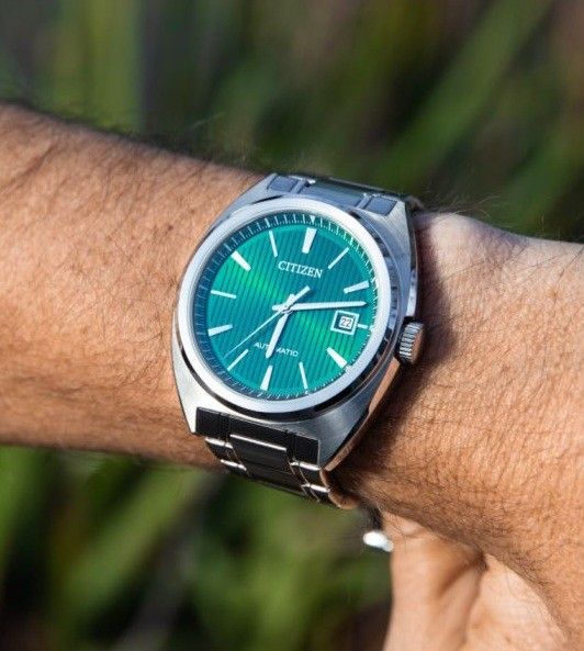 Citizen automatic hot sale green dial