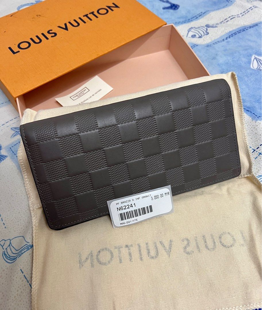 BRAND NEW Louis Vuitton LV Wallet Damier Infini Leather Slender Wallet,  Luxury, Bags & Wallets on Carousell