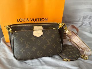 Louis Vuitton Bicolor Monogram Empreinte Multi Pochette Accessoires – I  MISS YOU VINTAGE