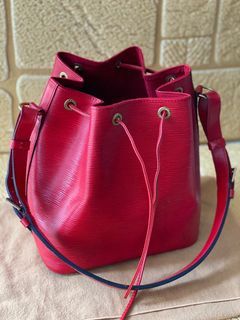 Heritage Vintage: Louis Vuitton Red Epi Leather Mabillon Backpack., Lot  #78009
