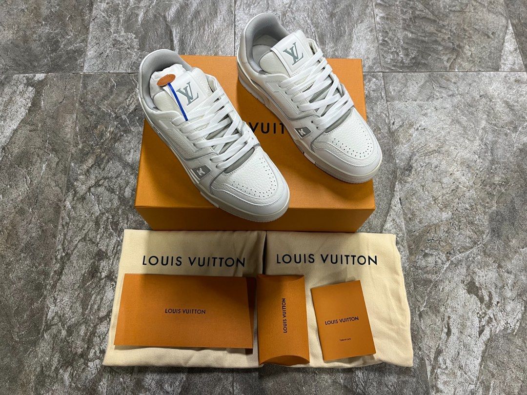 Louis Vuitton LV Trainer Monogram Black White, Men's Fashion, Footwear,  Sneakers on Carousell