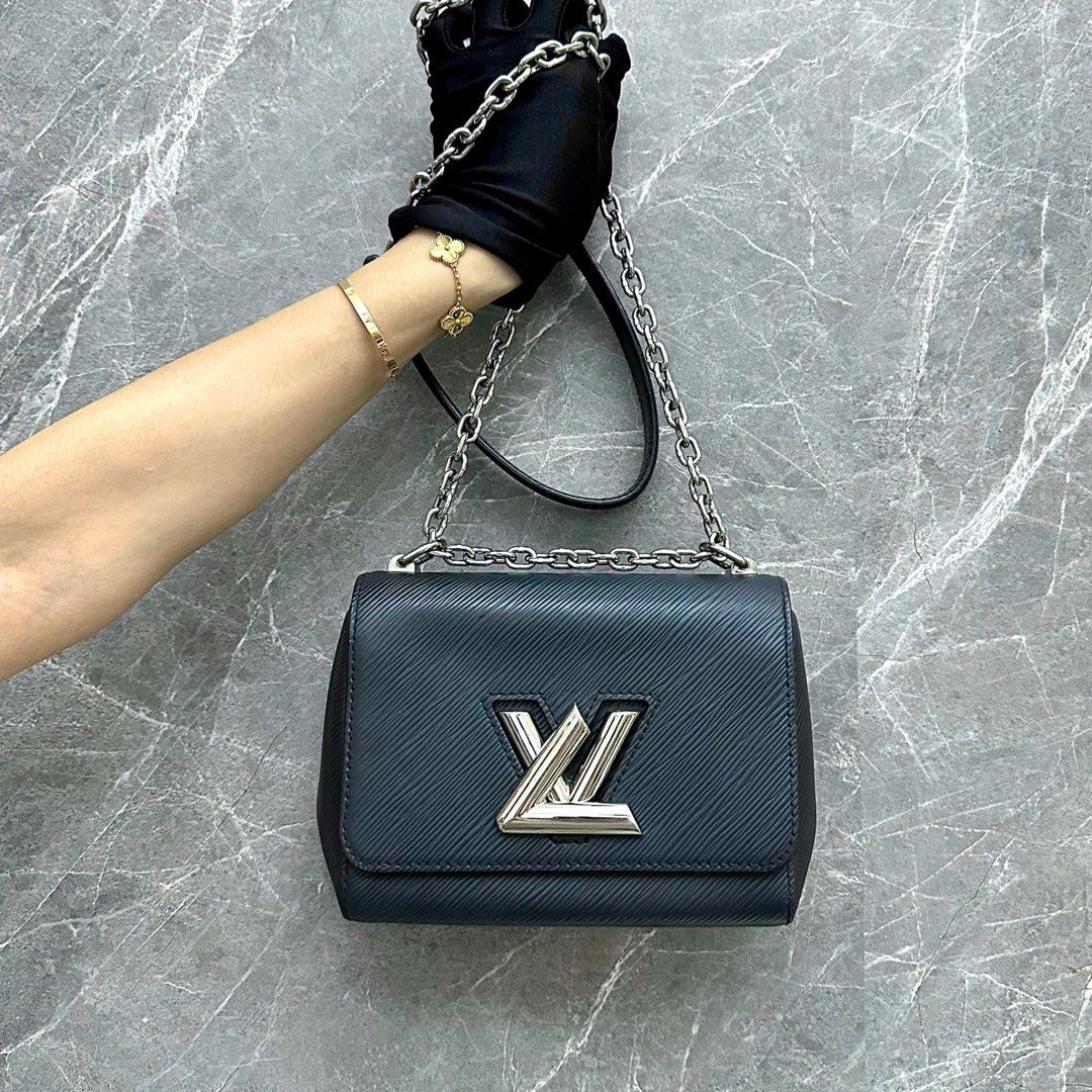 Louis Vuitton Twist Patent Black, Luxury, Bags & Wallets on Carousell