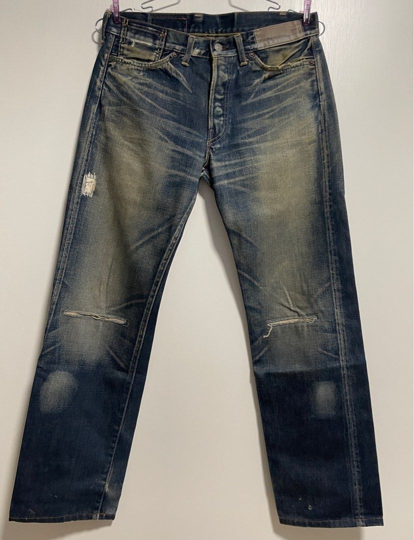 LVC 55501 LEVIS 1955 501XX washed MIJ 日本製, 男裝, 褲＆半截裙 