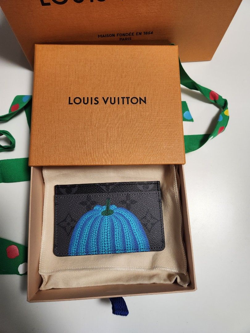 Louis Vuitton LV x YK Porte Carte Simple Pumpkin Print in Monogram