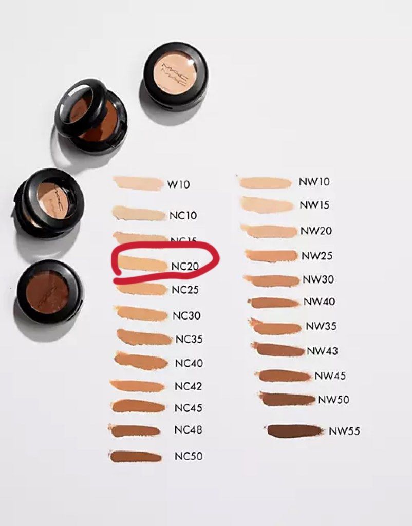 Mac concealer nc20 deals