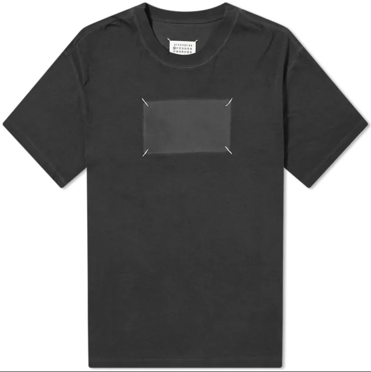 汚有Maison Margiela Stitch Detail T-Shirts-