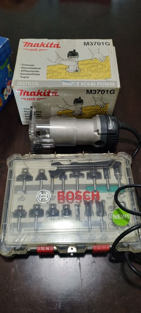 Makita wood trimmer set