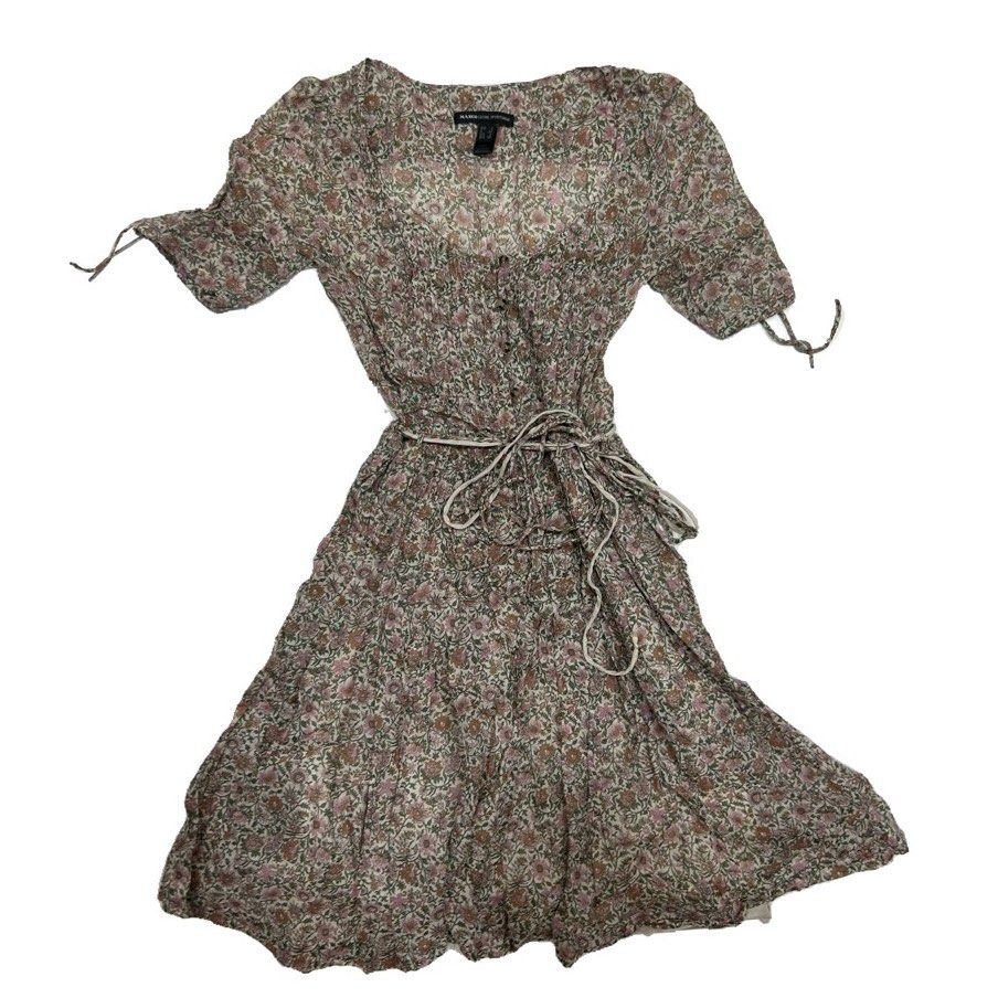 mango casual sportswear floral dress