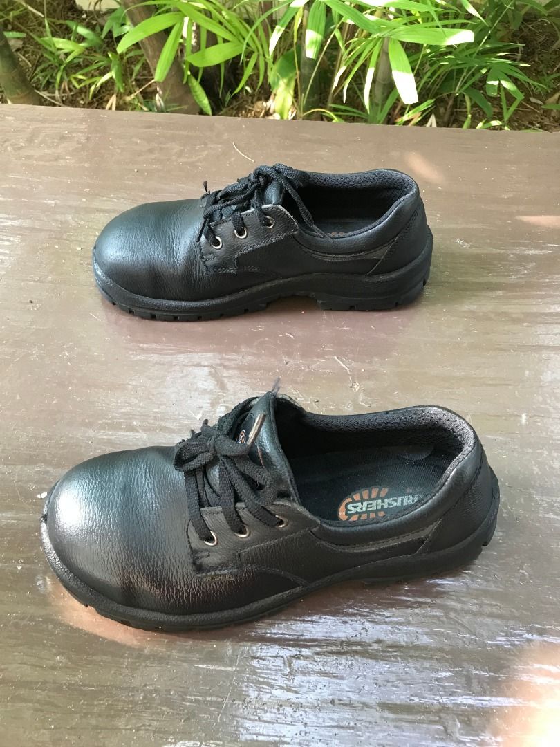 Mens black work shoes uk outlet