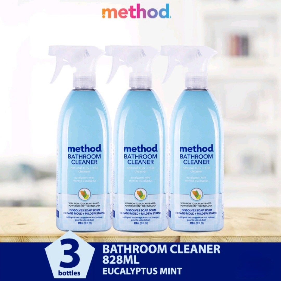 Method Bathroom Cleaner (bundle of 3), Furniture & Home Living