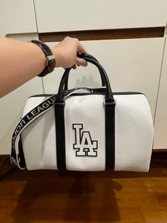 MCM Mini Boston Bag, Luxury, Bags & Wallets on Carousell