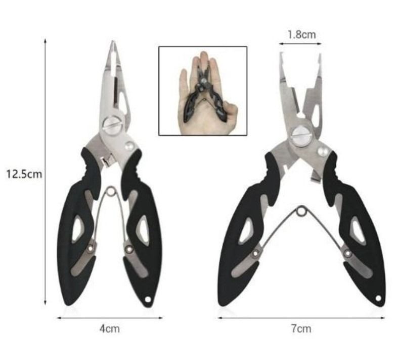 Cheap Multi-functional Stainless Steel Fishing Scissors Pliers Line Cutter Lure  Bait