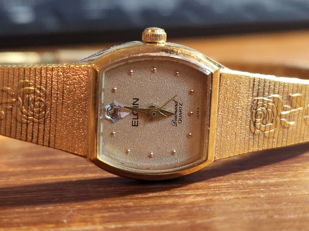 Elgin shop gold watches