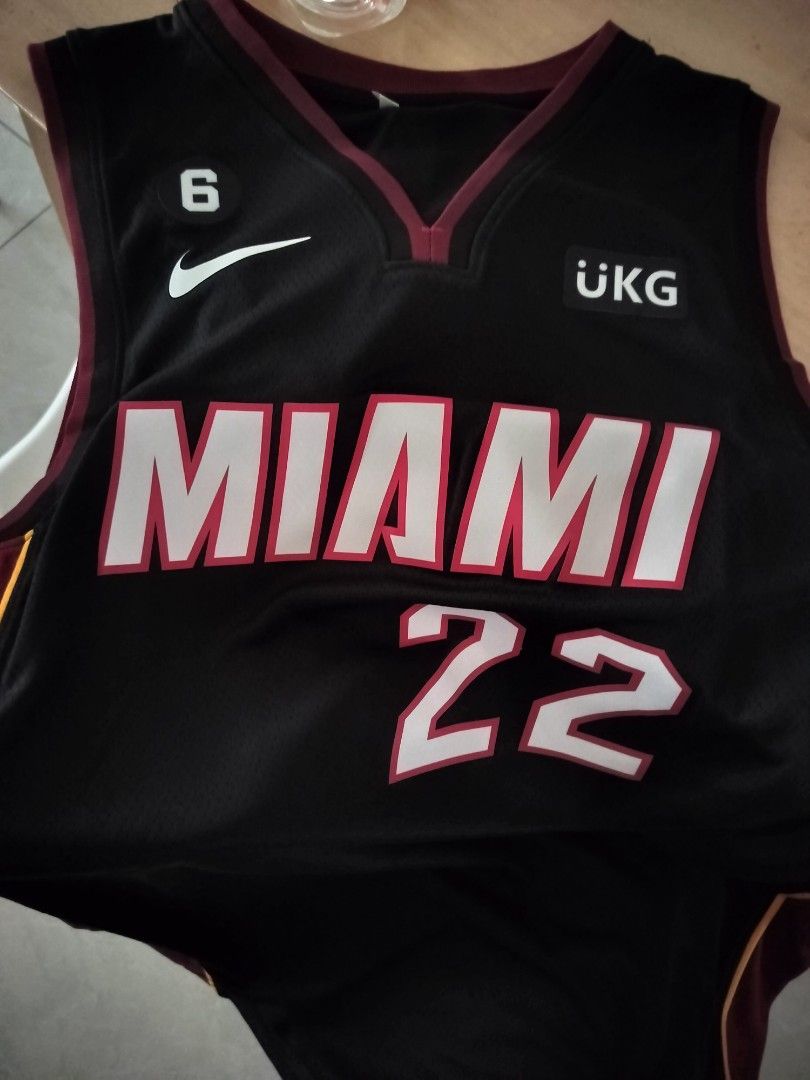 Nike Men's 2022-23 City Edition Miami Heat Jimmy Butler #22 White
