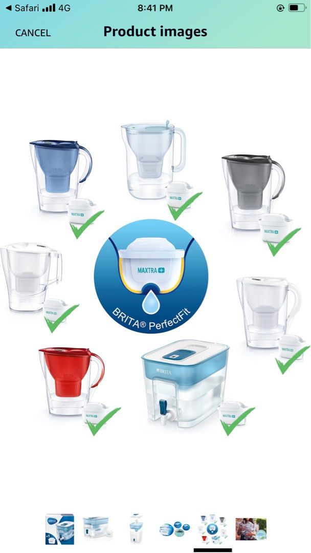 (NEW) BRITA flow water tank 8.2L, Food & Drinks, Fresh Produce on Carousell