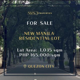 New Manila Quezon City Lot For Sale near Robinsons Magnolia