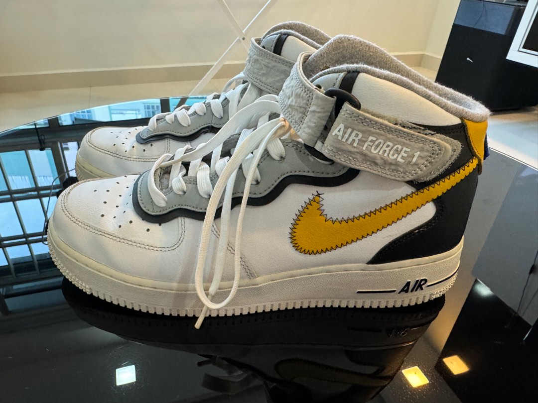 Air force 1 best sale mid yellow