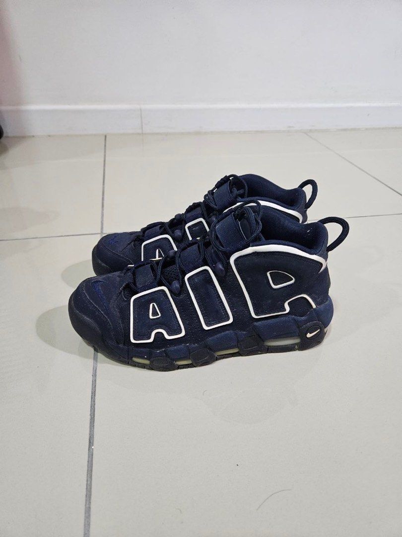 Nike uptempo 96 navy store blue