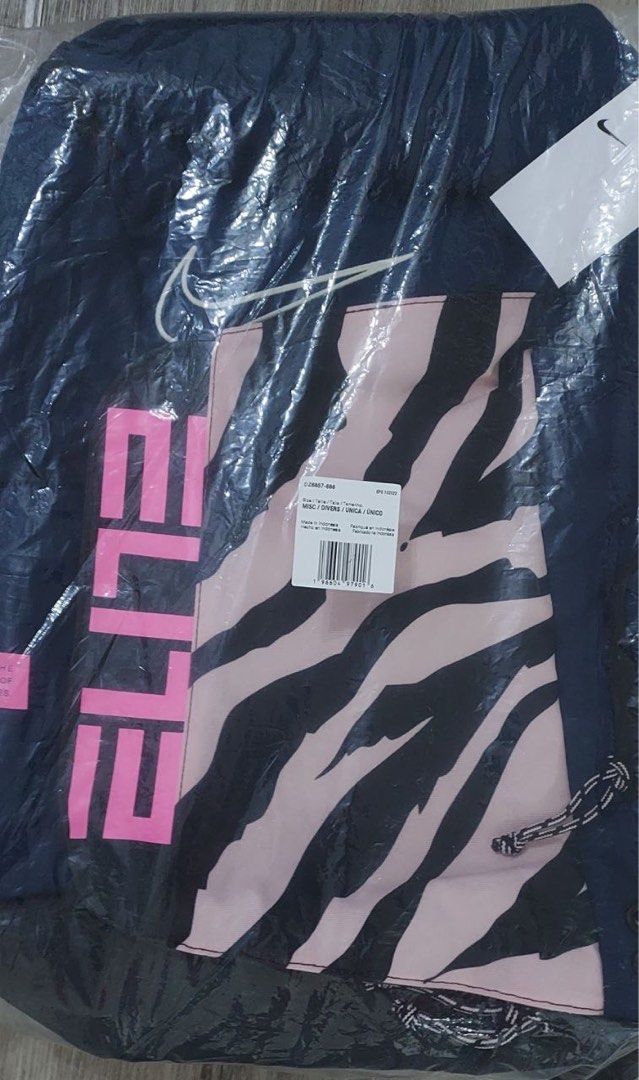 nike elite bag pink zebra, Men's Fashion, Bags, Backpacks on Carousell