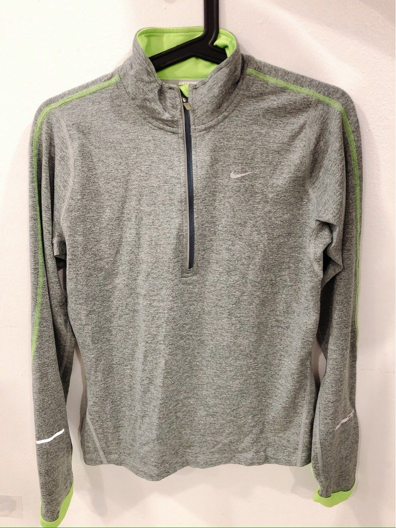 Nike grey dri fit jacket outer wear