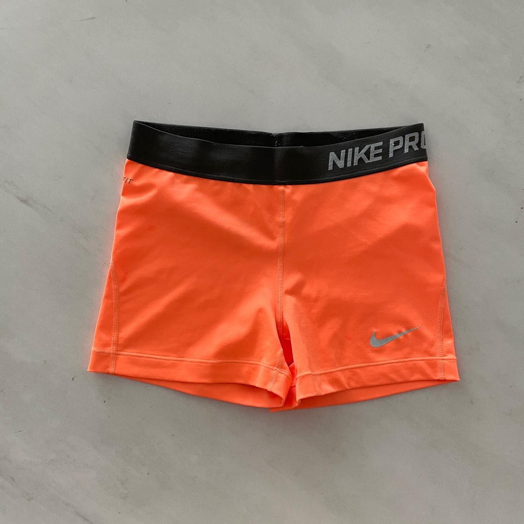 Orange nike spandex on sale