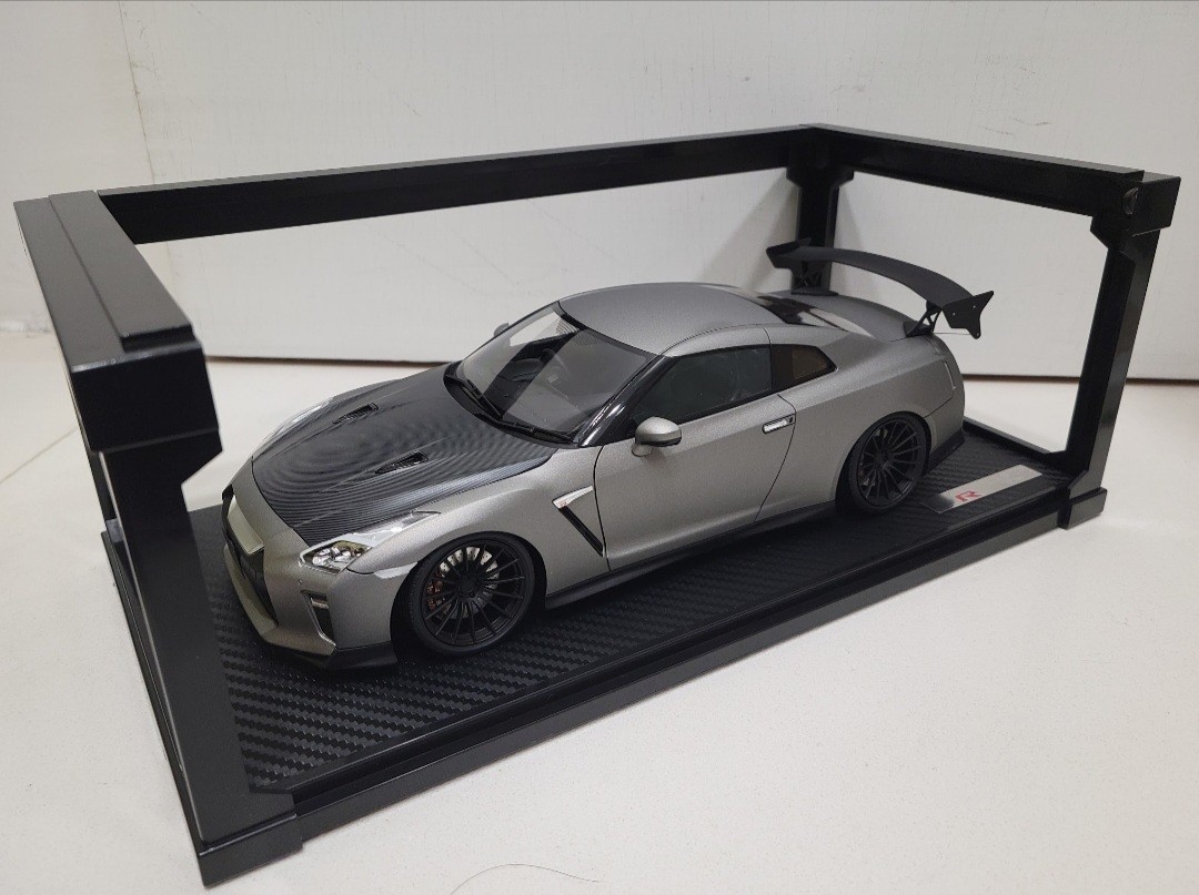 NISSAN GT-R (R35) Premium Edition Matte Gray IG1757 lgnition Model