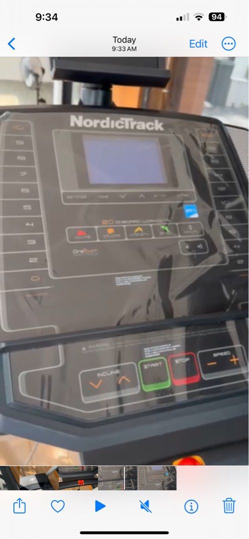 Nordic Track S30 Treadmill
