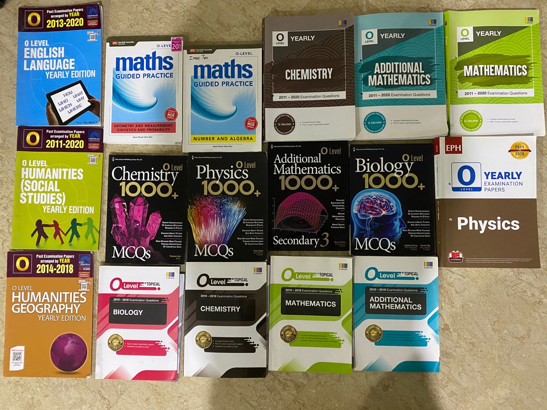 O Level assessment books & past examination papers, Hobbies & Toys ...
