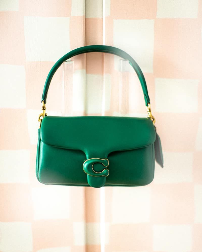 Coach tabby store 26 green