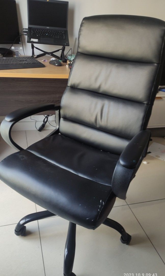 Office Chair Leather Furniture Home Living Furniture Chairs