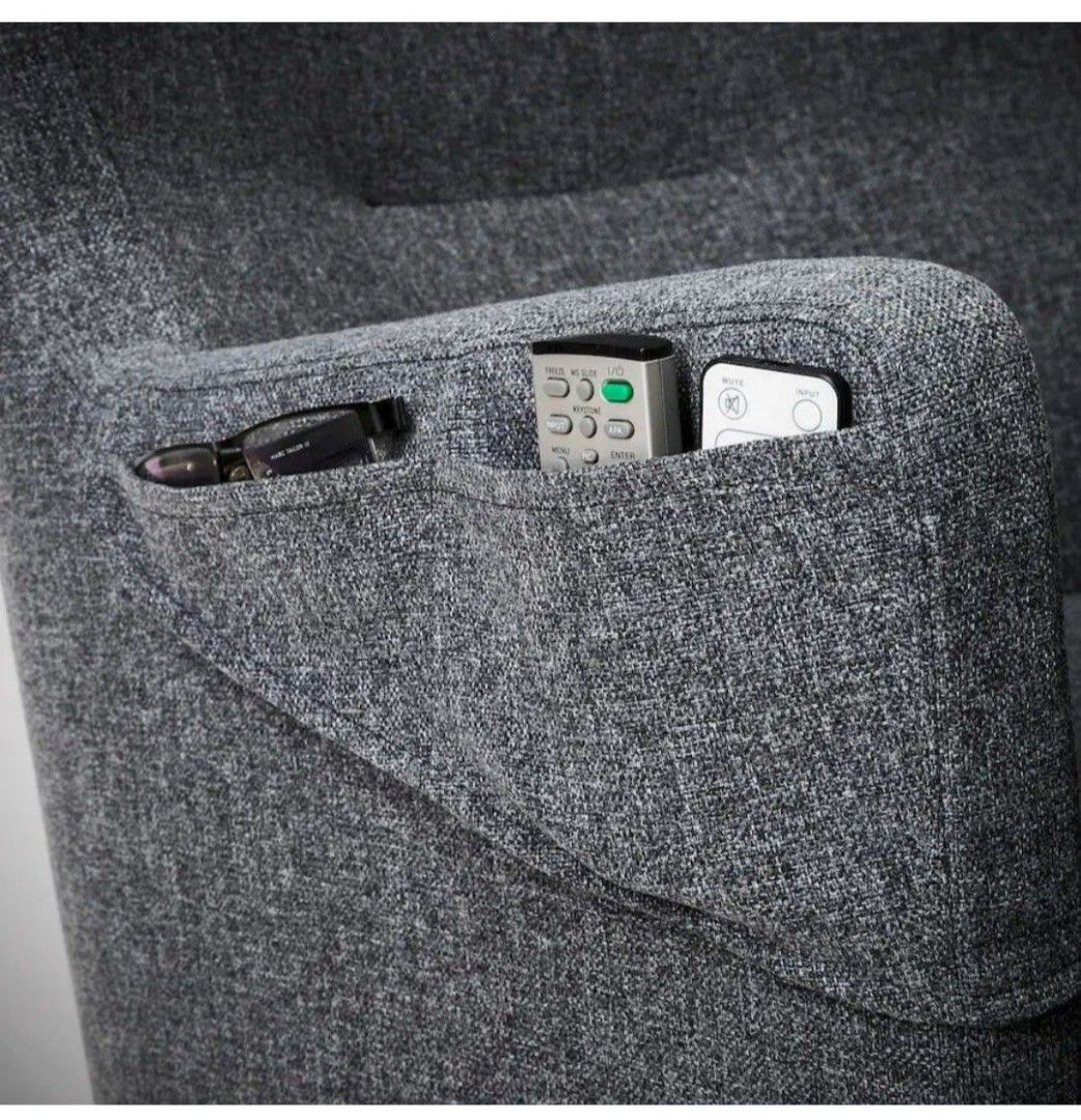 Grey Armchair IKEA OMTANKSAM, Furniture & Home Living, Furniture