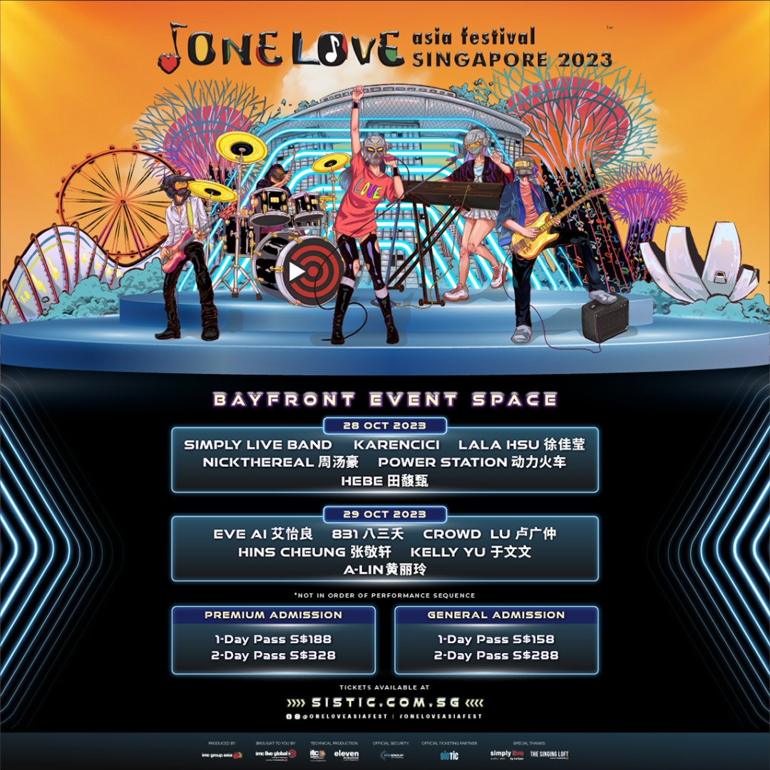 ONE LOVE ASIA FESTIVAL 2023 Premium Admission (2 day), Tickets